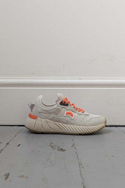 Isabel Marant Ewie Ecru & Orange Sneakers