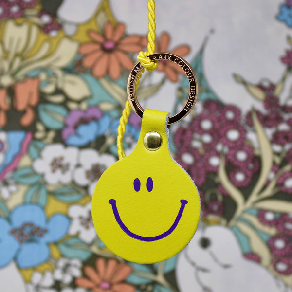 Ark Colour Design Feeling Lush Smilie Face Key Fob: Acid Green