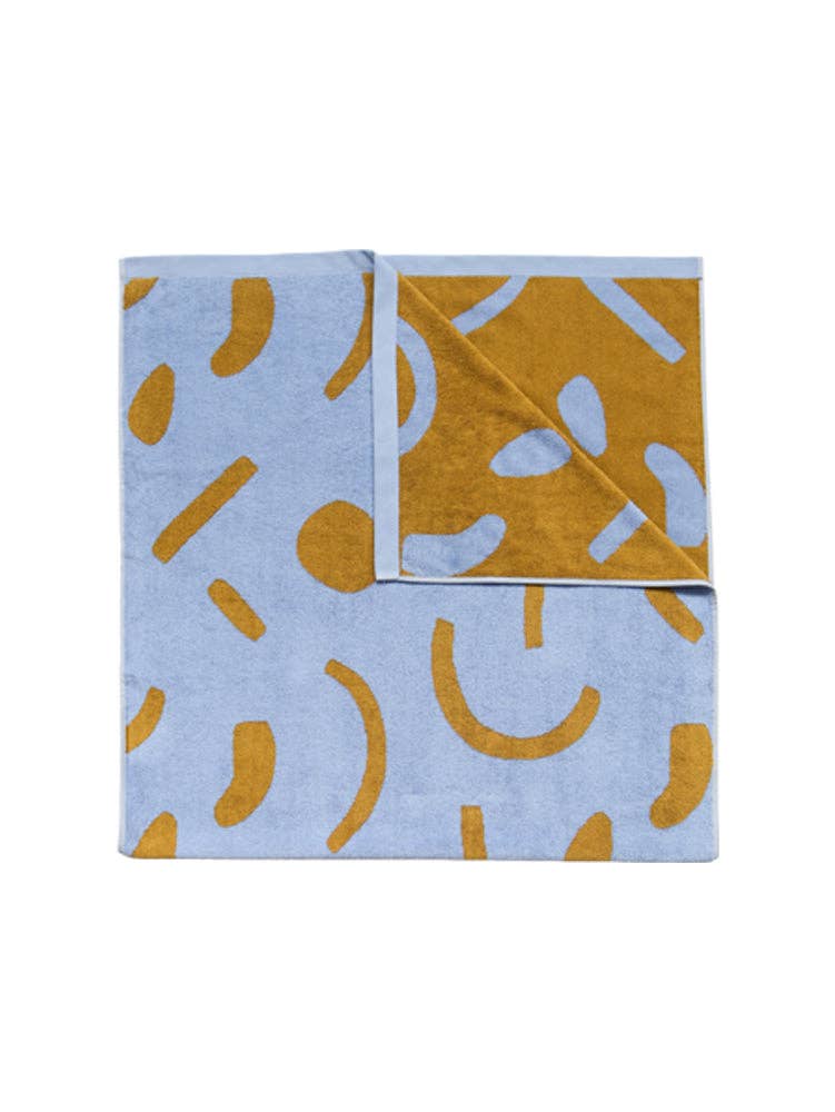 Mosey Me Shapes Bath Towel