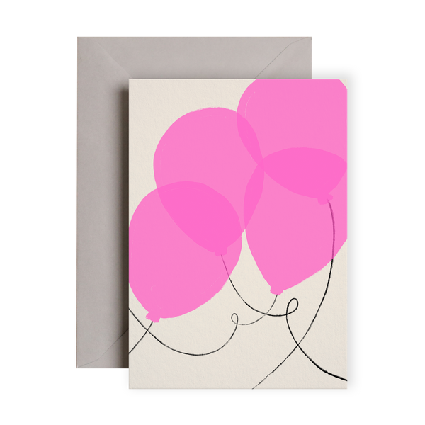 I am Roxanne Neon Balloon Greeting Card