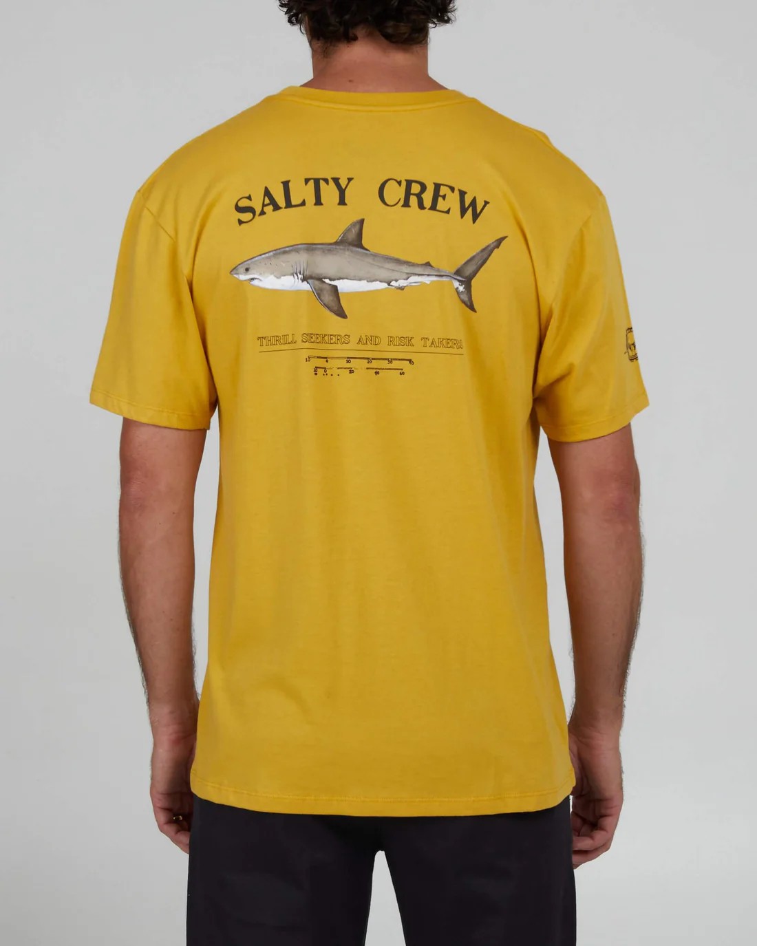 Salty Crew Salty Crew - T-shirt Imprimé Moutarde