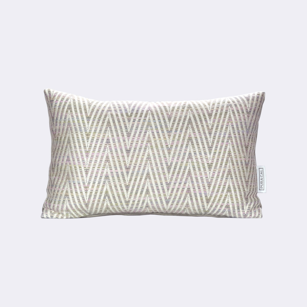 Pura Cal Handmade Cotton Light Pink Twist Cushion With Filling