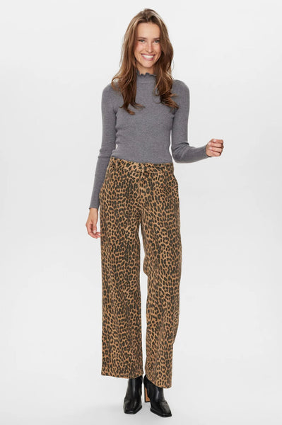 Numph Gigi Tiger's Eye Denim Pants