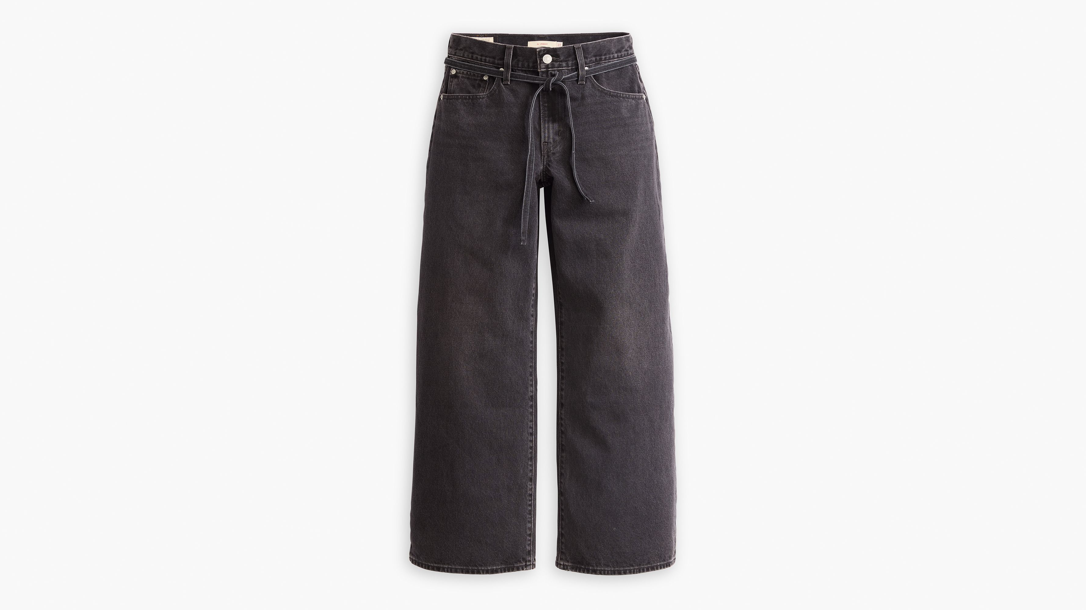 Levi's Black Womens Straight Jeans