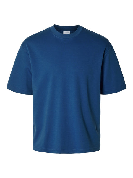 Selected Homme Slhlooseoscar Limoges O-neck T-shirt