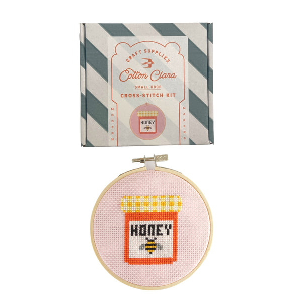 Cotton Clara Cross Stitch Kit Honey