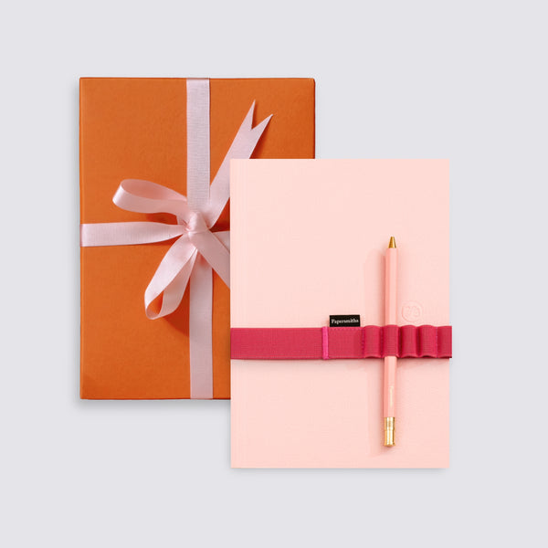 Papersmiths Notebook, Pen And Band Gift Set - Cowrie