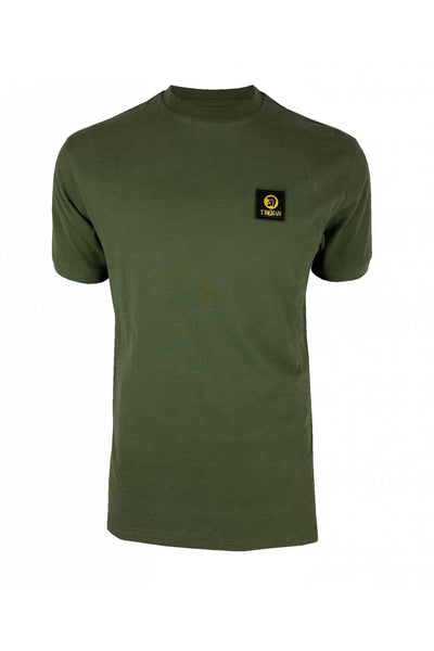 Trojan Badged Plain Tee-army