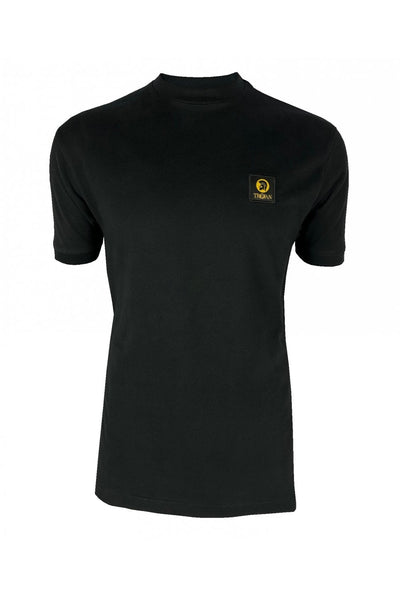 Trojan Badged Plain Tee-black