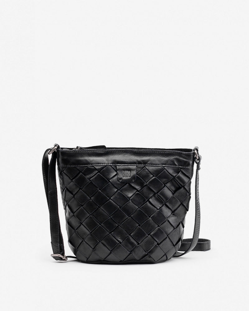 Biba Leather Cross Bag In Black