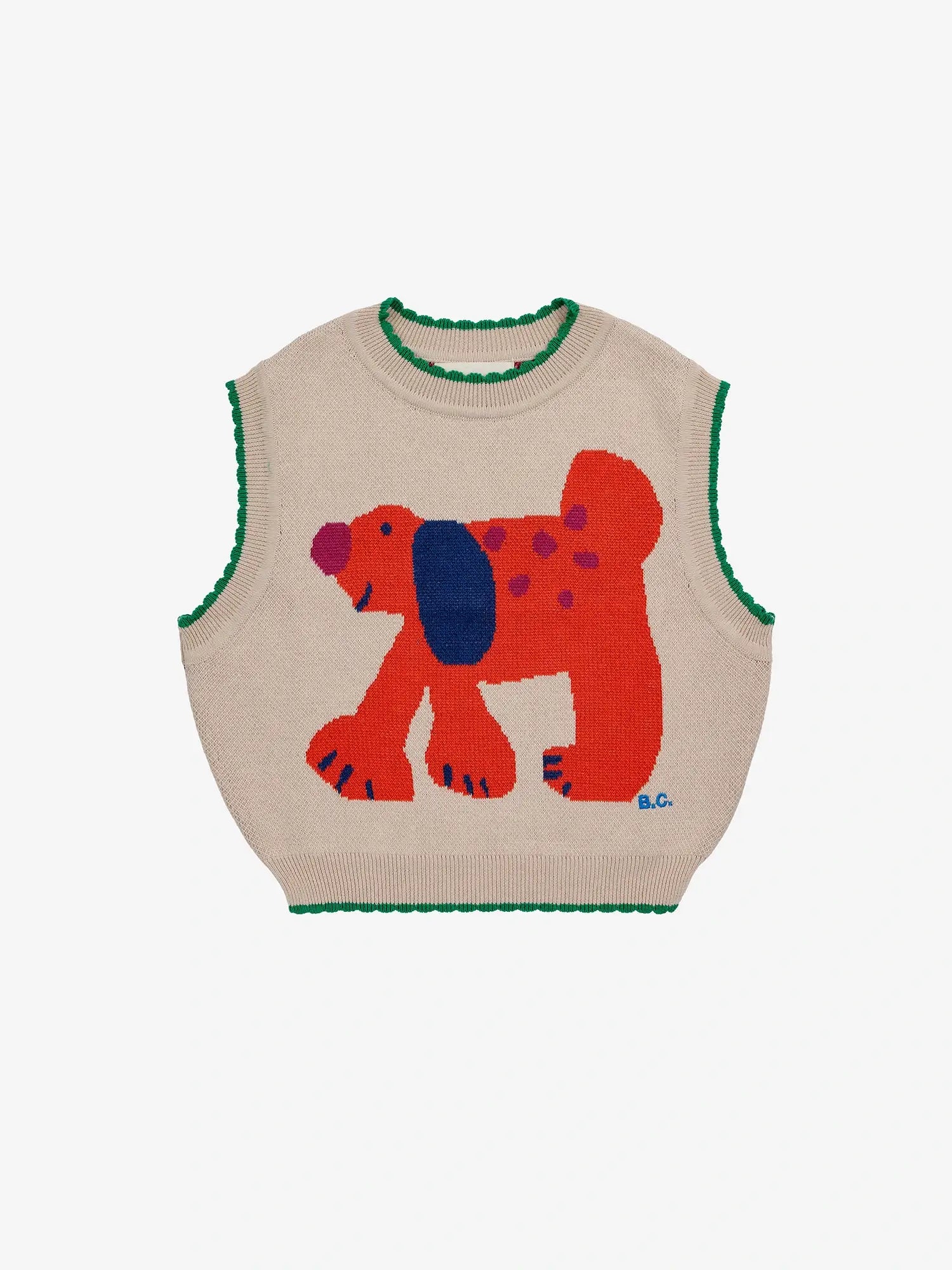 Bobo Choses Chaleco De Punto En Jacquard Fairy Dog