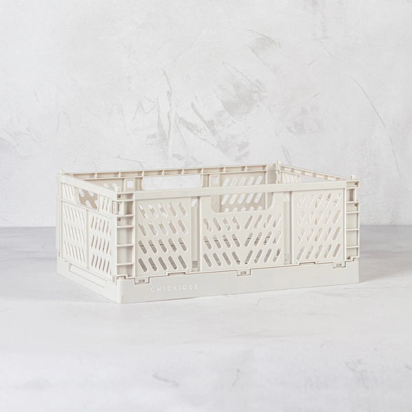 Chickidee homewares Medium Clay Folding Storage Crate