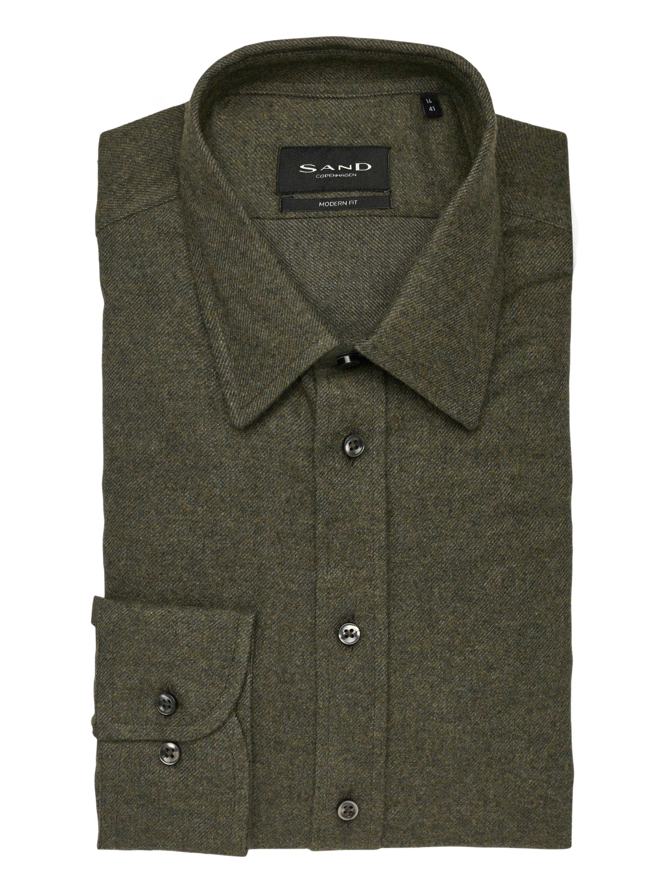 SAND - Mens Olive Green Soft Shirt