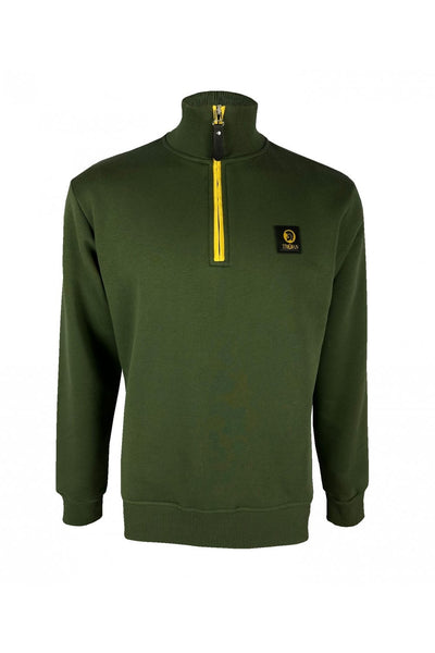 Trojan Quarter Zip Sweat-army