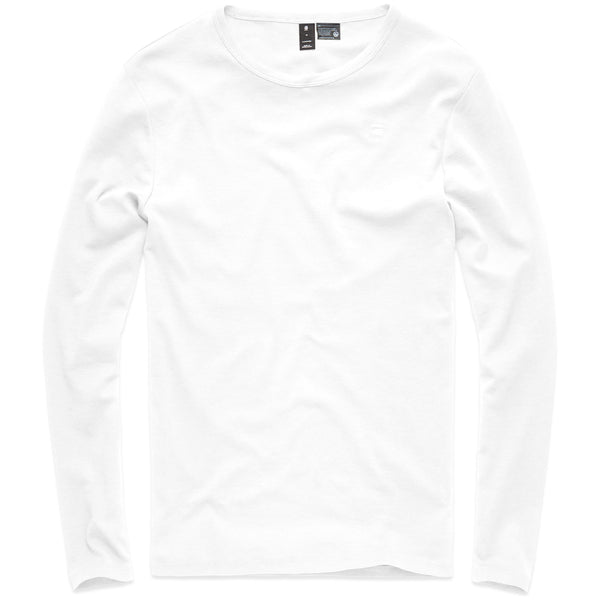 G-Star Raw G-star Base Round Neck Long Sleeve T-shirt - White