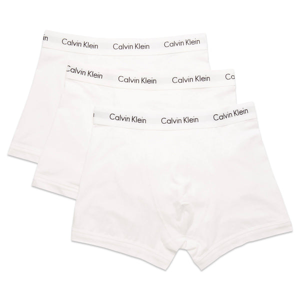 Calvin Klein Cotton Stretch Trunks - White