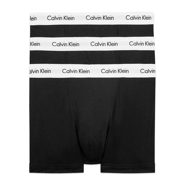 Calvin Klein Cotton Stretch Trunks - Black