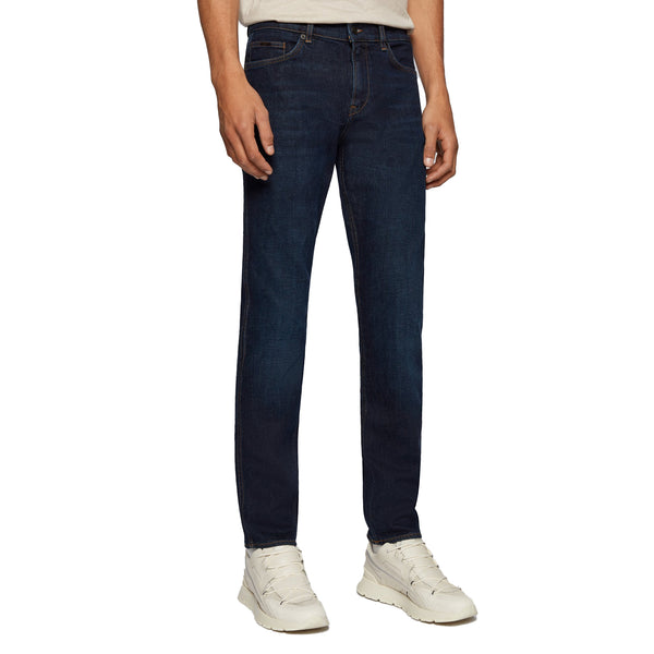 Boss Delaware 3 Slim Fit Jeans - Rinse Dark Blue