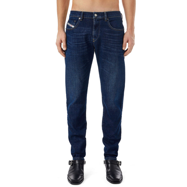 Diesel D-strukt 09b90 Slim Fit Jeans - Mid Blue