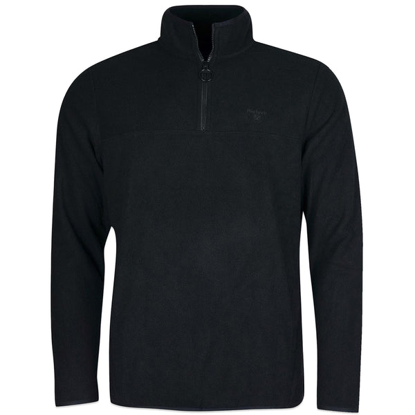 Barbour Lowland Half Zip Fleece - Black