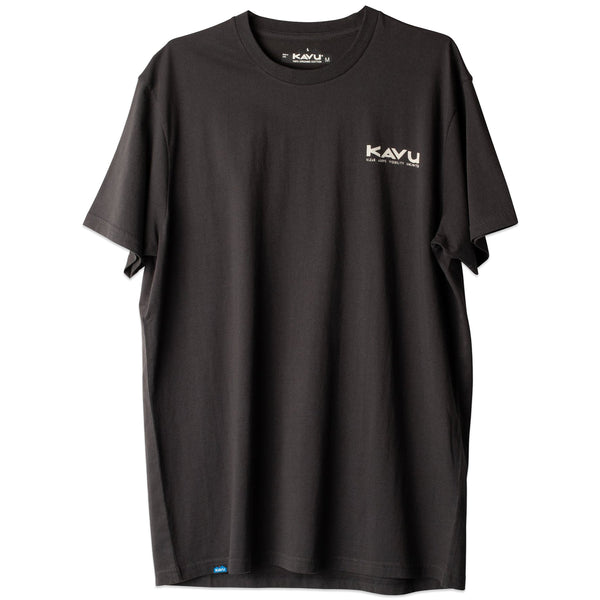 Kavu Klear Above Etch Art T-shirt - Black Licorice