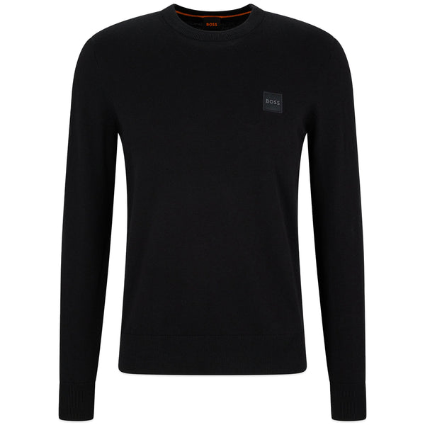 Boss Kanovano Crew Neck Knit - Black