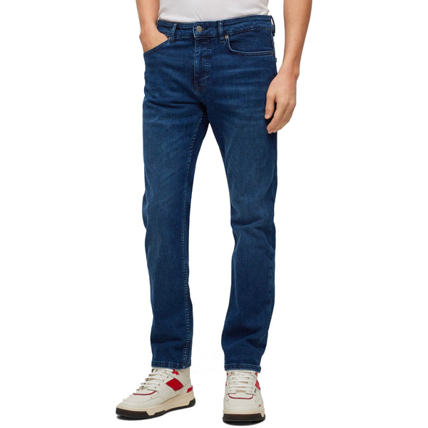 Boss Delaware Slim Fit Jeans - House Dark Blue Stretch