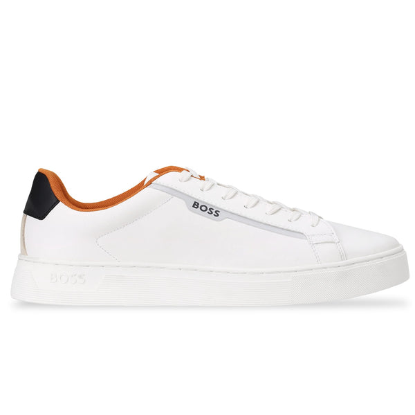 Boss Rhys Tenn Pusdth Trainers - Open White