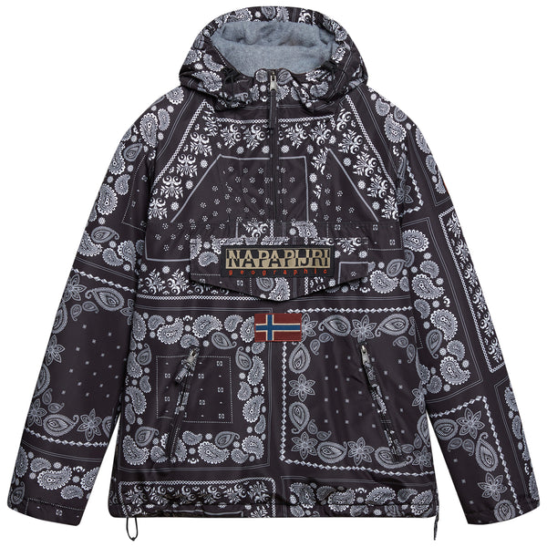 Napapijri Rainforest 2 'paisley Pack' Fleece Lined Pocket Jacket - Paisley Aop