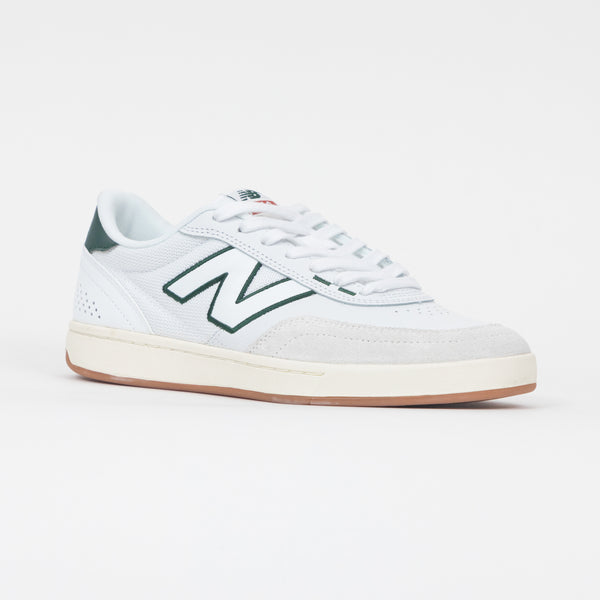 New Balance Numeric 440 Trainers in White & Green