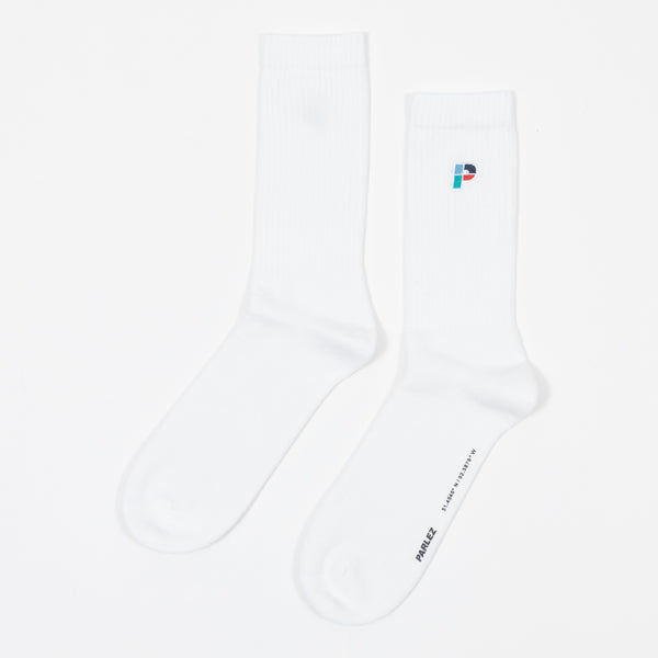 Parlez Lewis Socks in White