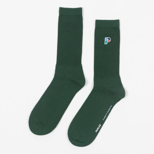 Parlez Lewis Socks in Green