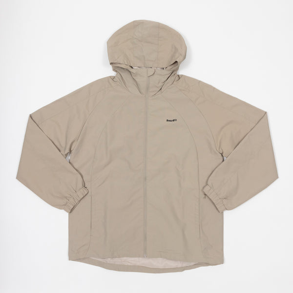 HUF Shell Rain Jacket in Beige