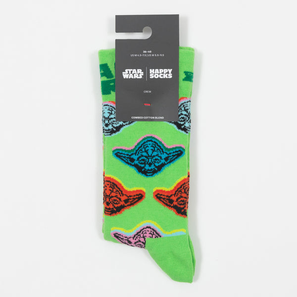 Happy Socks  Star Wars Yoda Socks in Light Green