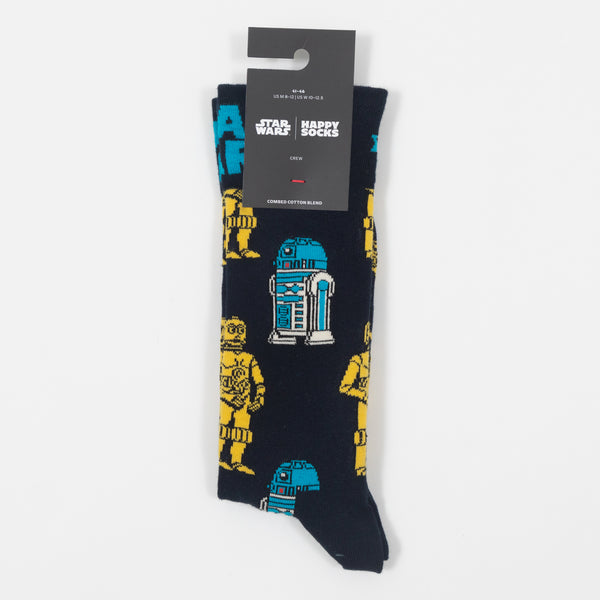 Happy Socks  Star Wars R2-D2 & C-3PO Socks in Navy