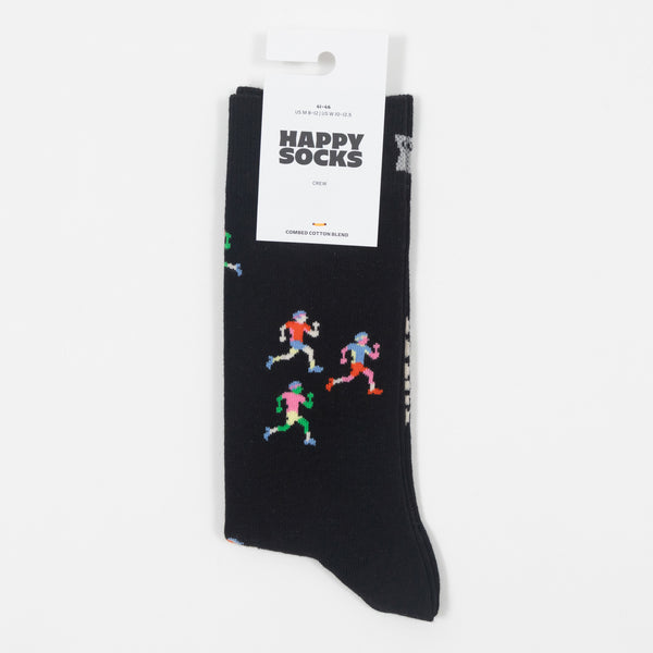 Happy Socks  Runners Socks in Black