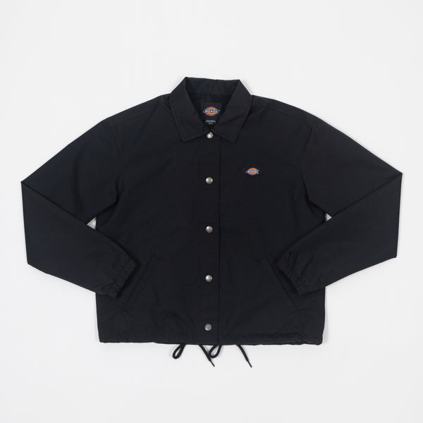 Dickies Cropped Oakport Coach Jacket in Black