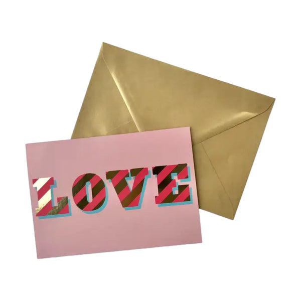 Dandy Star Card Love Stripe