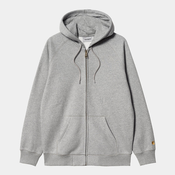 Carhartt WIP  Veste À Capuche Chase Grey Heather / Gold