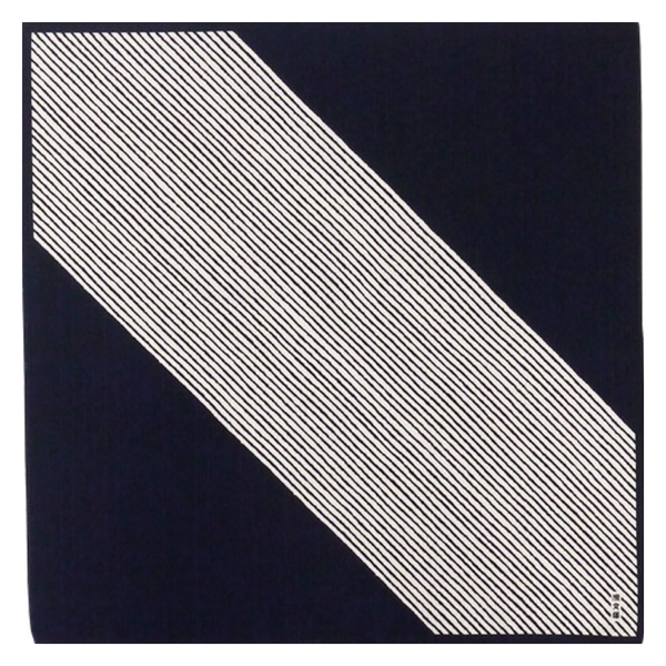 Hamamonyo Furoshiki Hanky - Navy Stripes