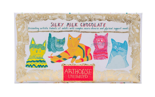 ARTHOUSE Unlimited Miaow For Now Silky Milk Chocolate Bar