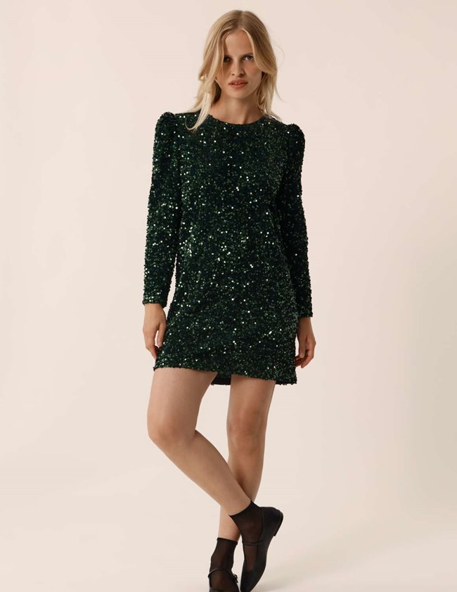 Des Petits Hauts Des Petits Hauts - Ysoline Dress - Green