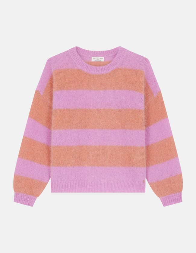 Des Petits Hauts Des Petits Hauts - Banelle Jumper - Pink/orange