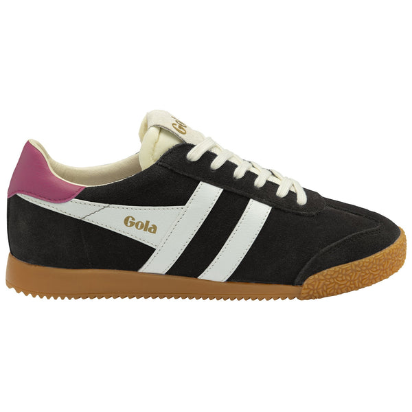 Gola Elan Trainers - Black/off White/fuchsia