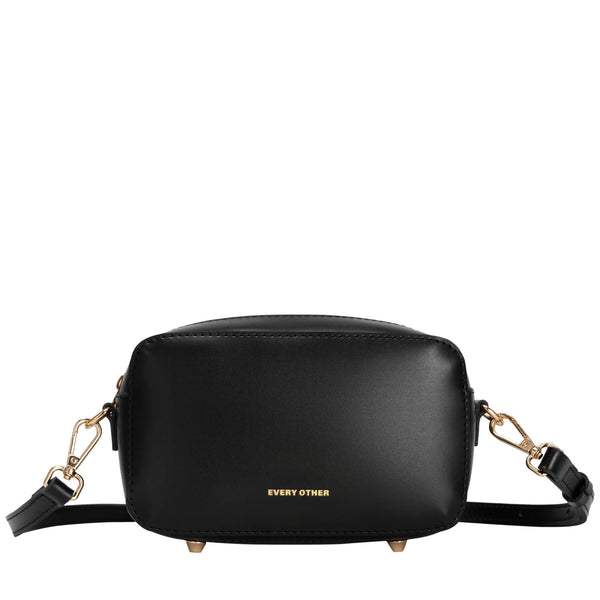 Every Other 12035 Small Zip Top Camera Style Bag In Black