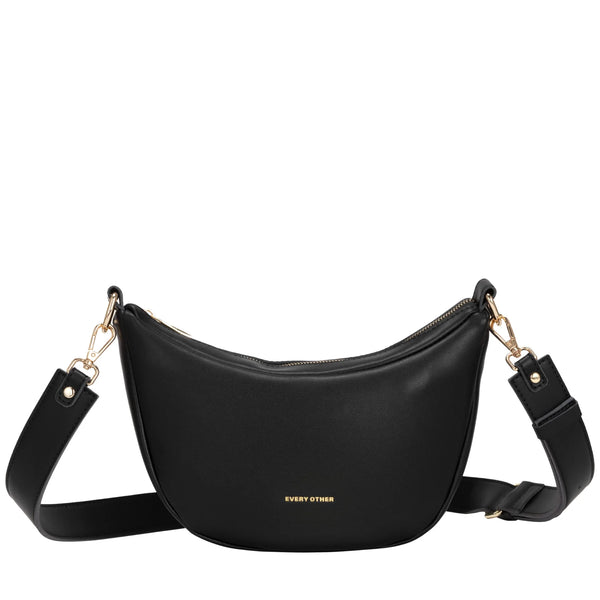 Every Other 12028 Single Strap Large Slouch Shoulder Bag In Black