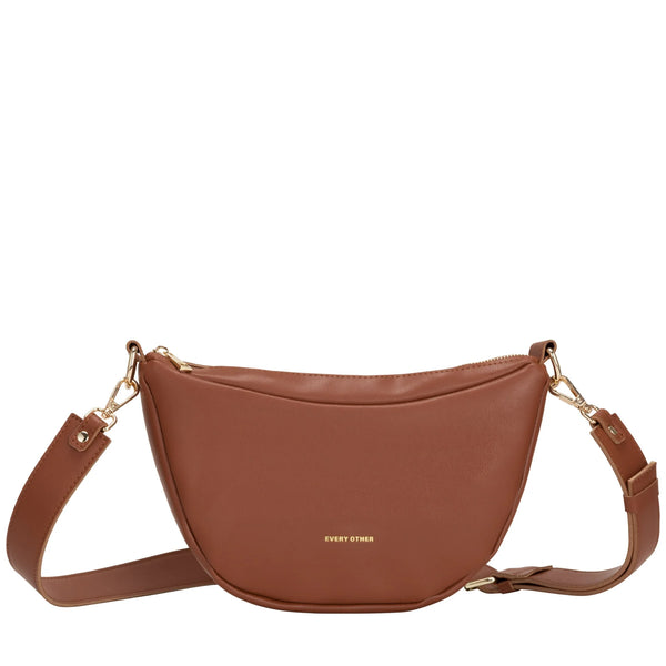 Every Other 12028 Single Strap Large Slouch Shoulder Bag In Tan