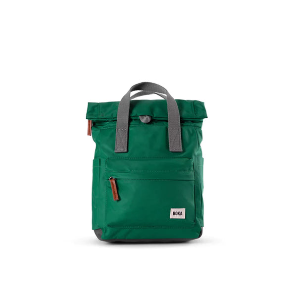 Roka London Ltd Canfield B Small Sustainable Bag Nylon Emerald