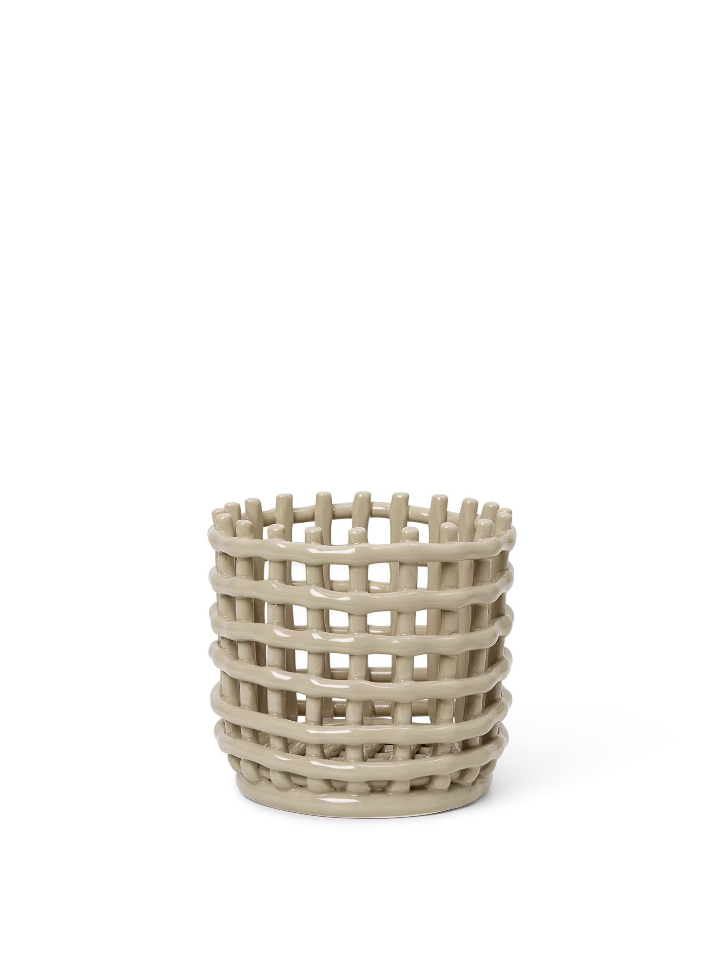 Ferm Living Small Cashmere Ceramic Basket