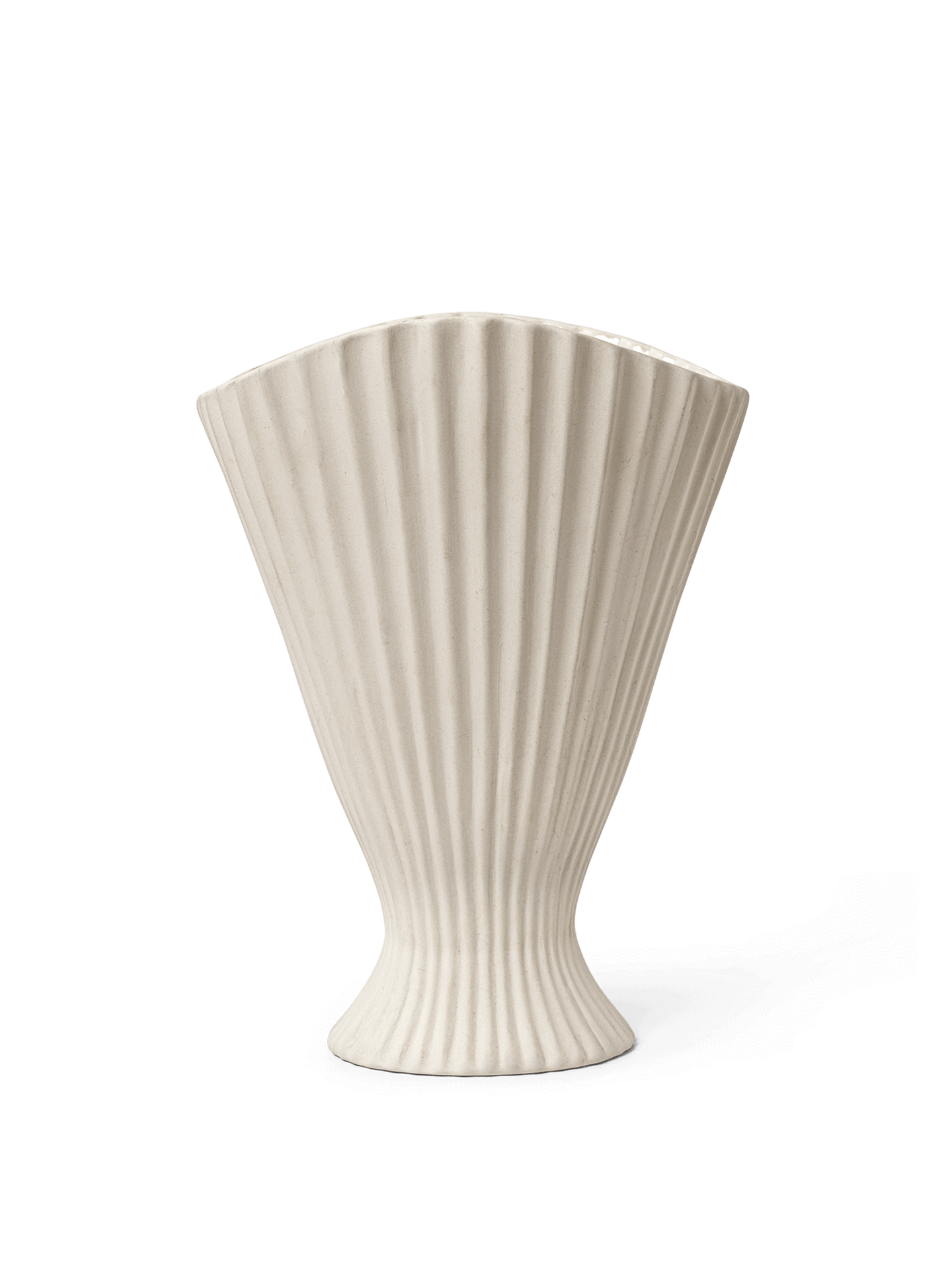 Ferm Living Off White Fountain Vase